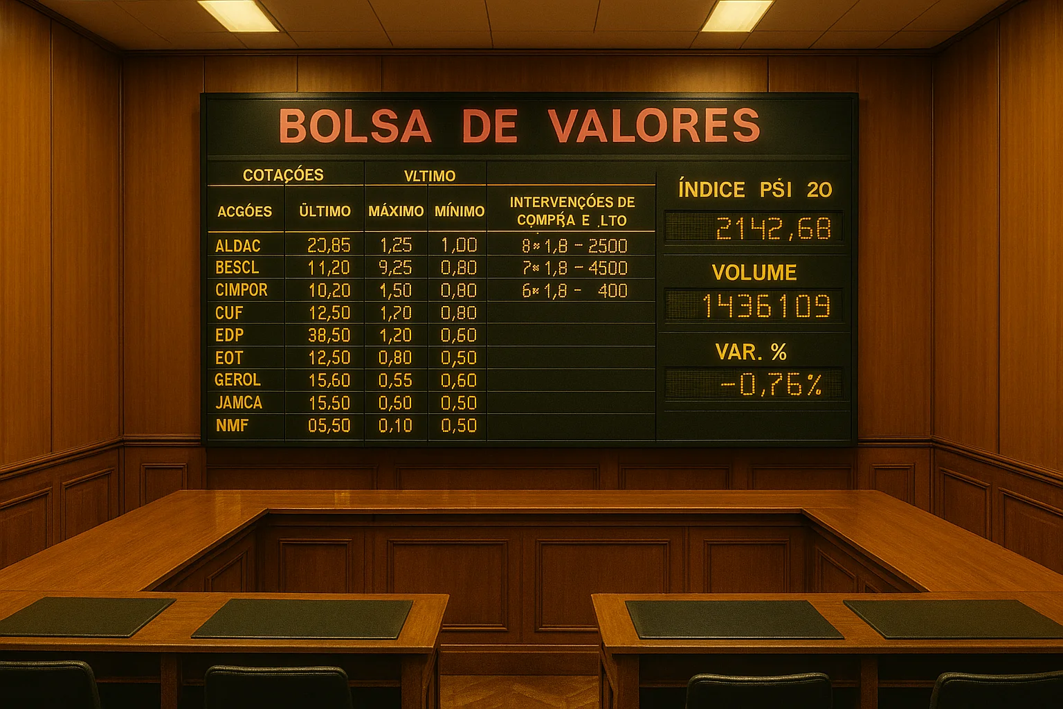 Stock Exchange Chart